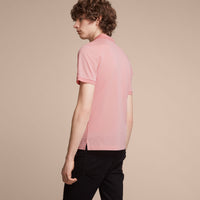 Polo en piqué de coton - Chalk Pink