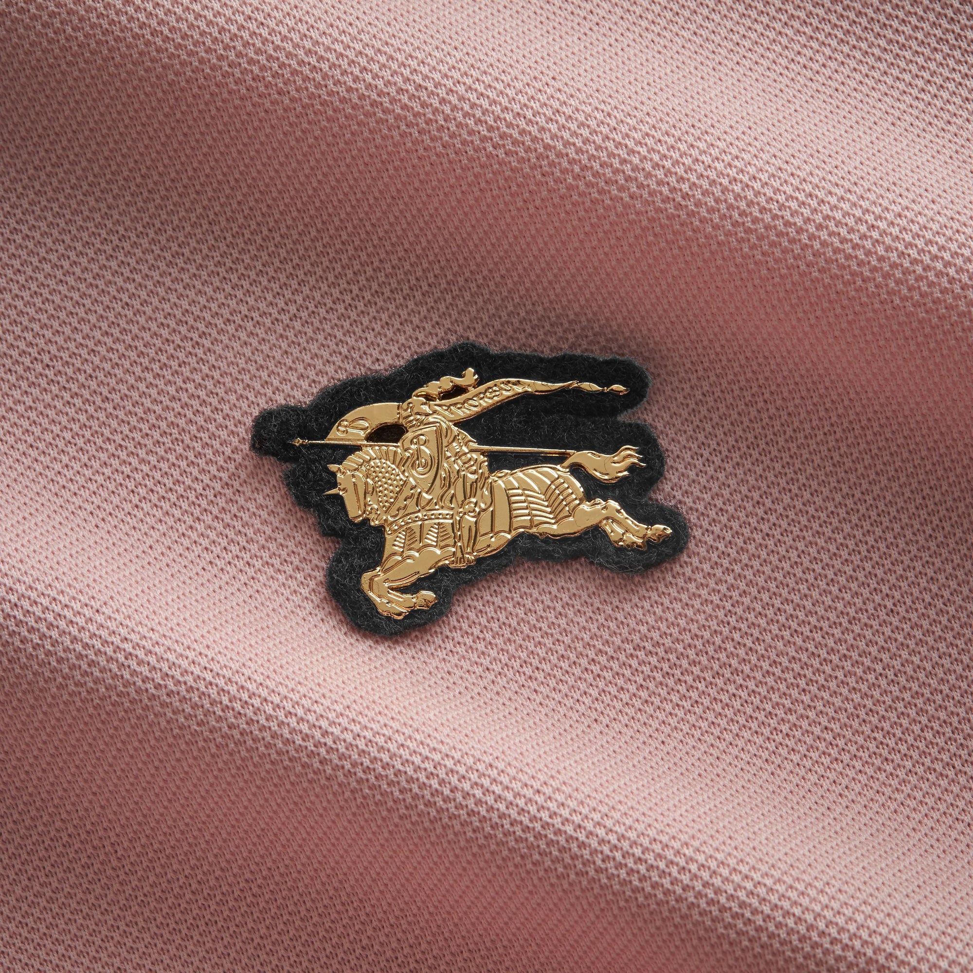 Polo en piqué de coton - Chalk Pink