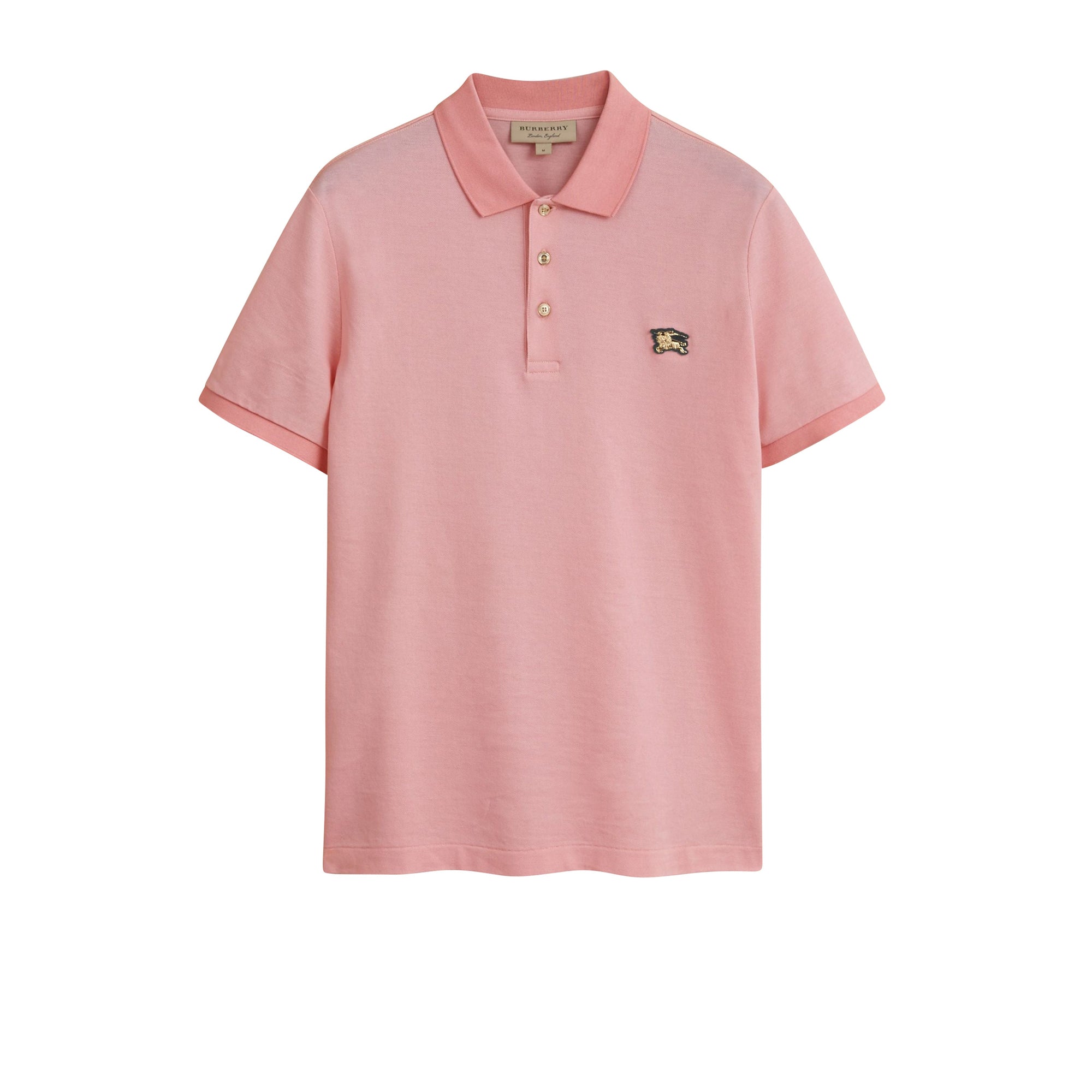 Polo en piqué de coton - Chalk Pink
