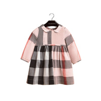 Robe plastron à manches longues - Vintage Pink