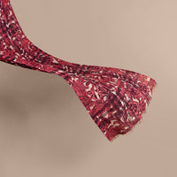 Écharpe imprimé Bestiaire en laine & soie - Pink Azalea