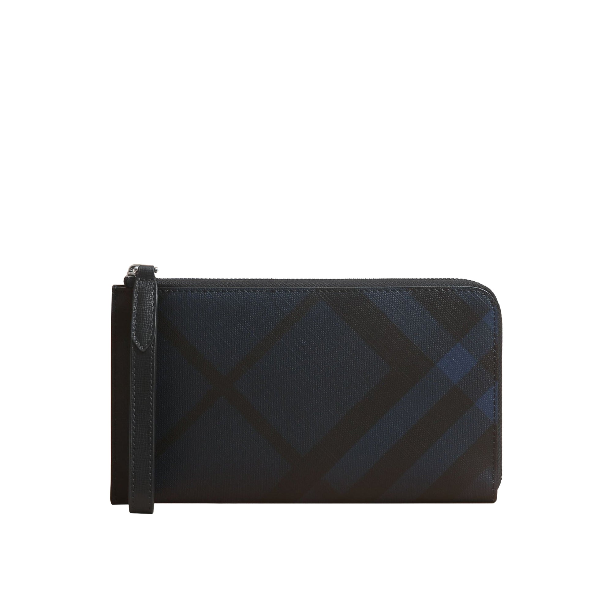 Portefeuille de voyage à motif London check - Navy & Black