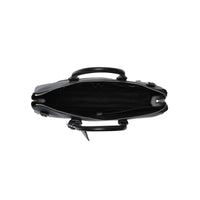 Grand attaché-case à motif London check - Navy & Black