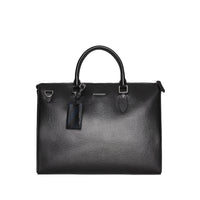 Grand attaché-case en cuir London - Black