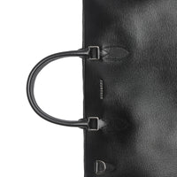 Grand attaché-case en cuir London - Black