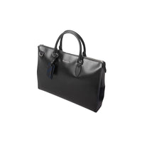 Grand attaché-case en cuir London - Black