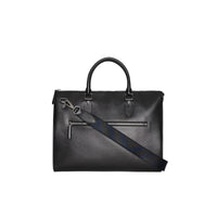 Grand attaché-case en cuir London - Black