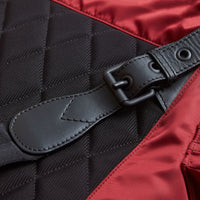 Grand sac The Rucksack en nylon technique et cuir - Antique Red