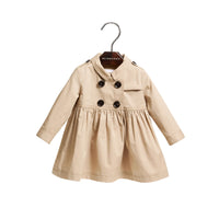 Robe trench en coton extensible - Honey