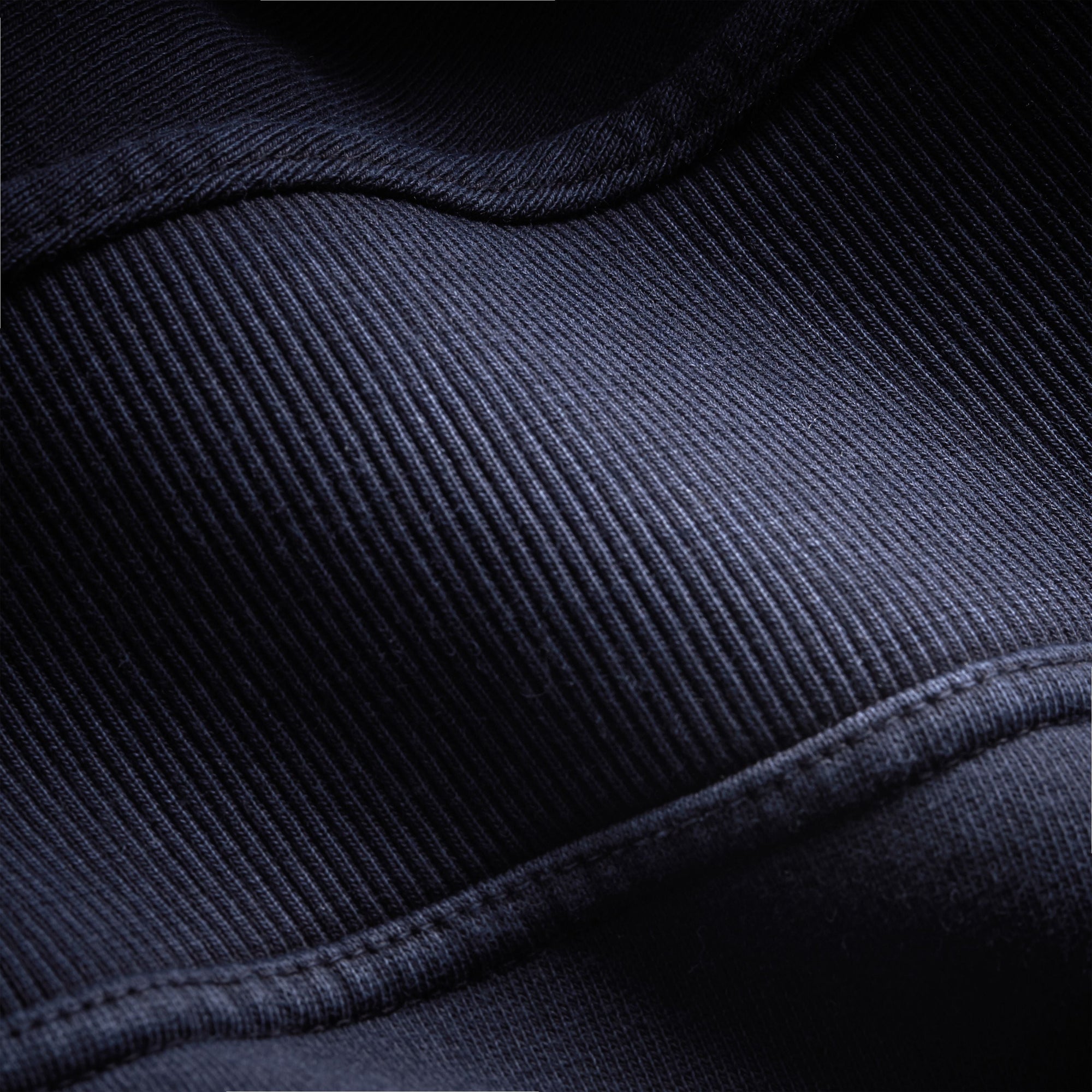 Sweat-shirt en jersey de coton avec manches bouffantes - Indigo