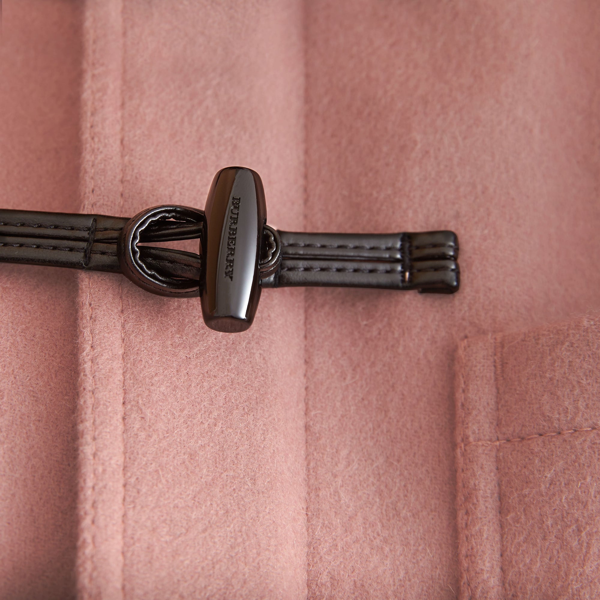 Duffle-coat en laine - Pale Rose