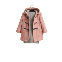Duffle-coat en laine - Pale Rose