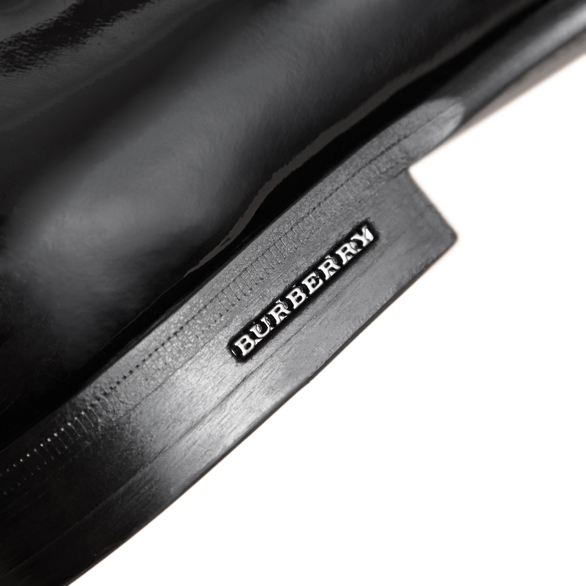 Mocassins en cuir verni avec pampilles - Black