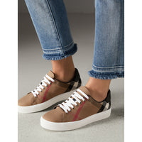 Sneakers en coton House check et cuir - Classic Check
