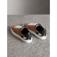 Sneakers en coton House check et cuir - Classic Check