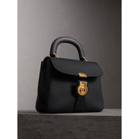 Sac à main DK88 moyen en cuir - Black