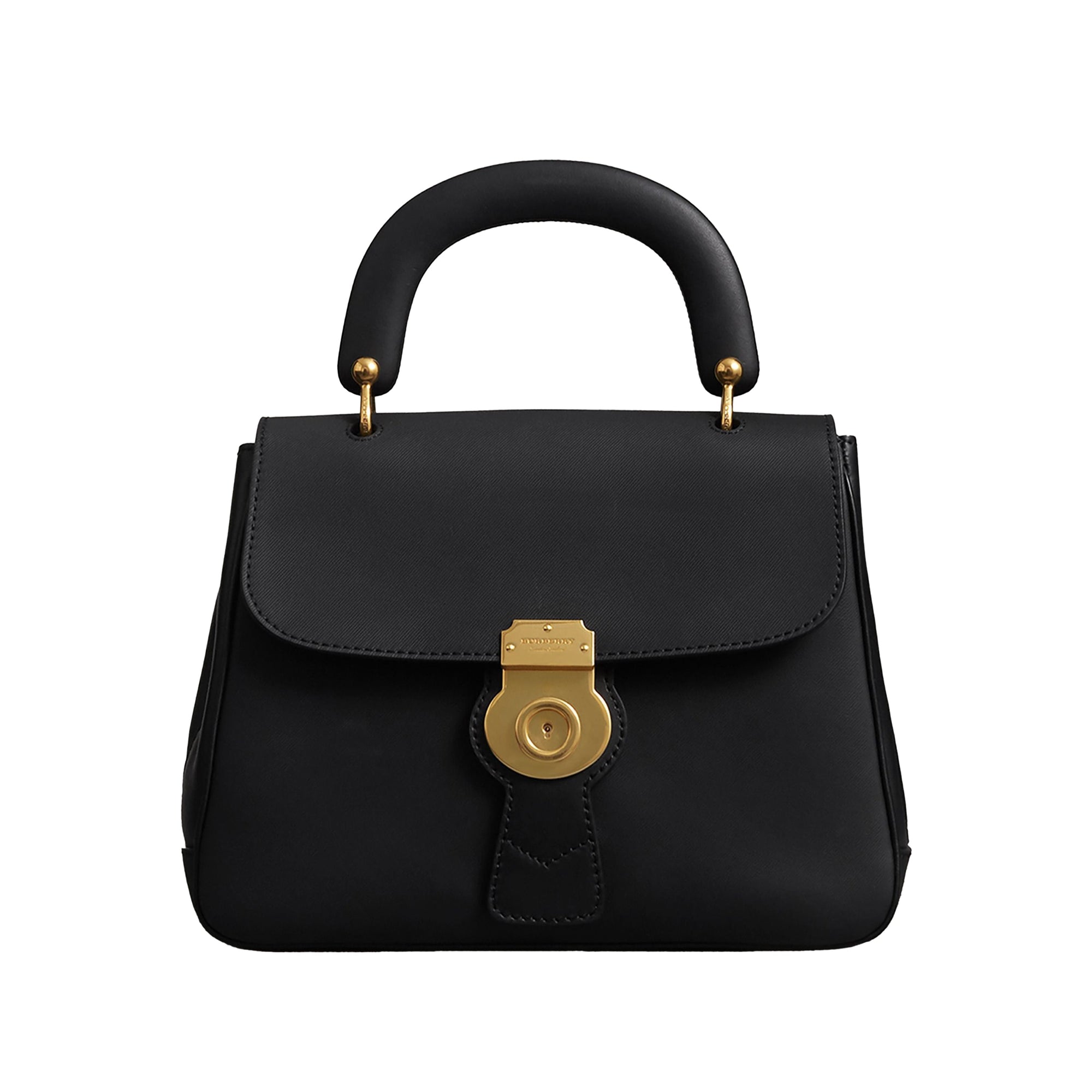 Sac à main DK88 moyen en cuir - Black