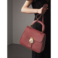 Sac à main DK88 moyen en cuir - Antique Red
