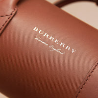 Petit sac Barrel DK88 en cuir - Tan