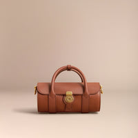 Petit sac Barrel DK88 en cuir - Tan