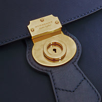 Sac à main DK88 moyen en cuir - Ink Blue
