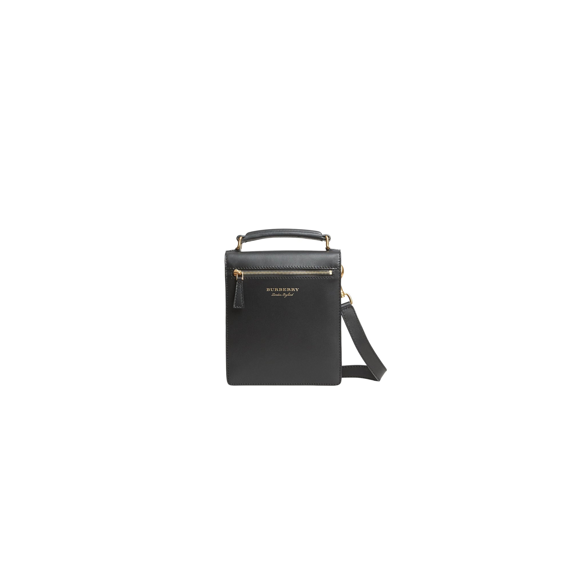 Petit sac cartable DK88 en cuir - Black