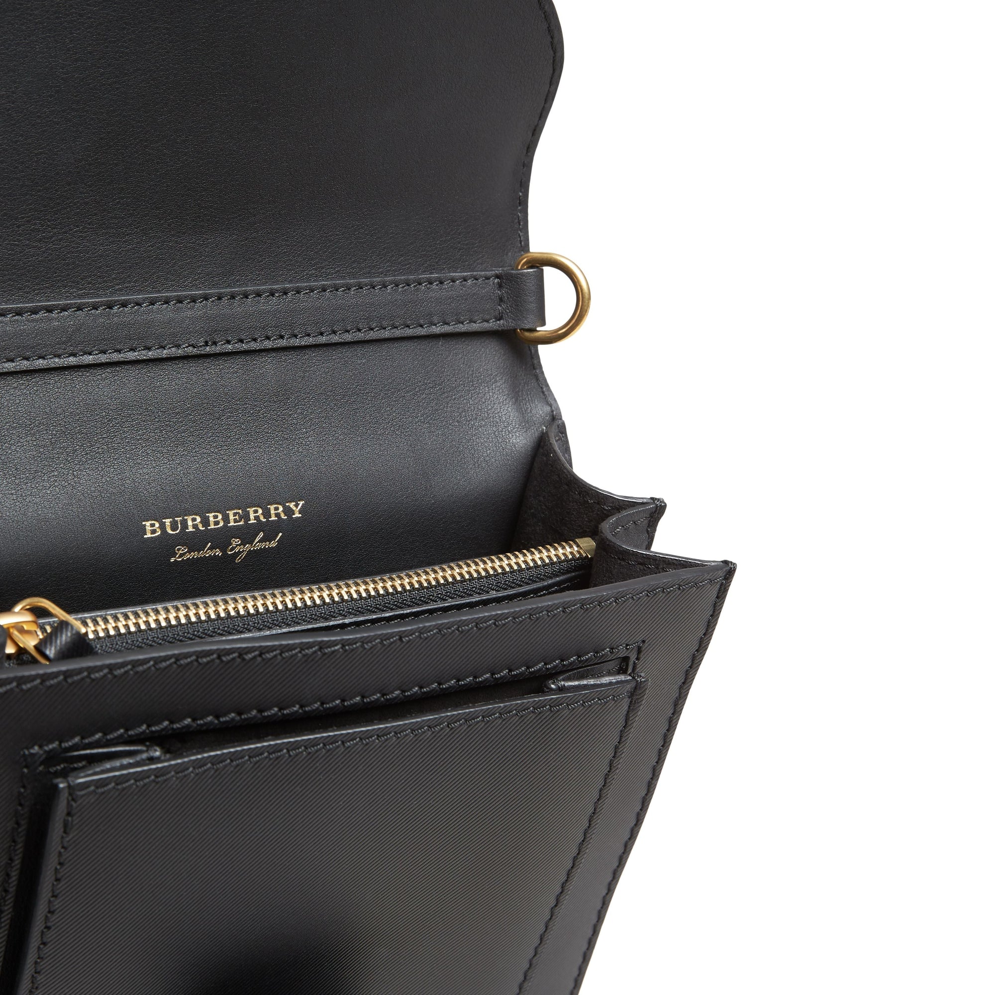 Petit sac cartable DK88 en cuir - Black