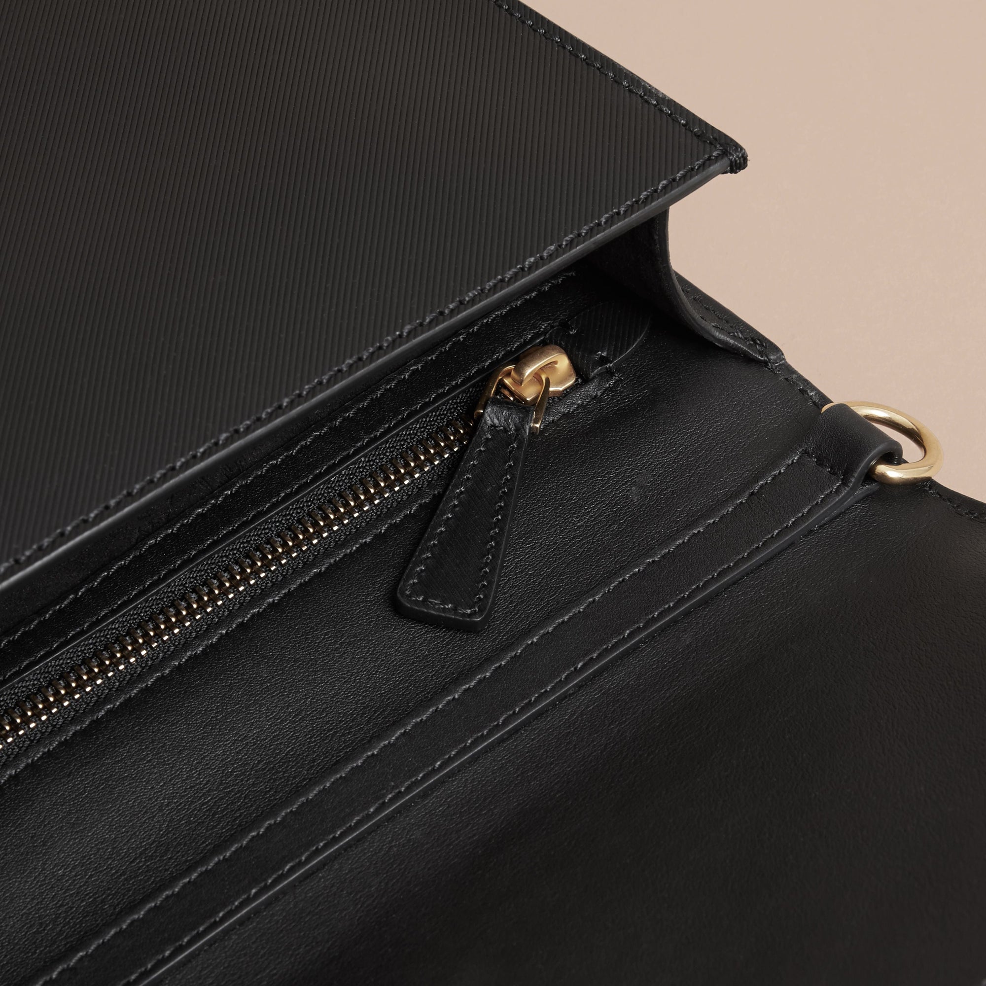 Grand porte-documents DK88 en cuir - Black