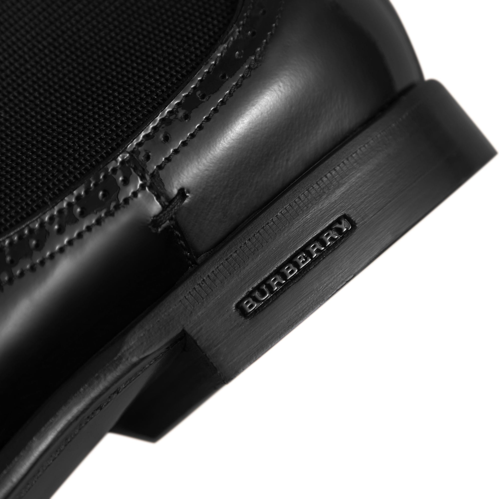 Bottines Chelsea en cuir poli - Black