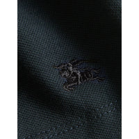 Robe taille basse en piqué de coton extensible - Navy
