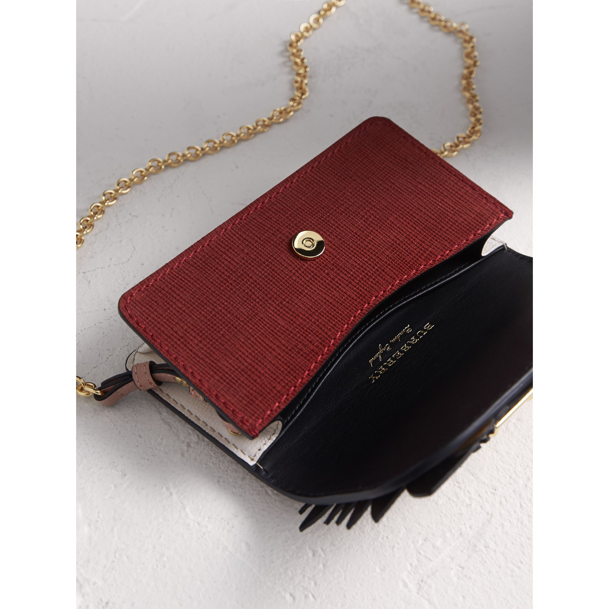 Mini sac The Buckle en cuir et peau de serpent à motif Bestiaire - Ash Rose