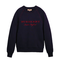 Sweat-shirt en jersey brodé - Navy