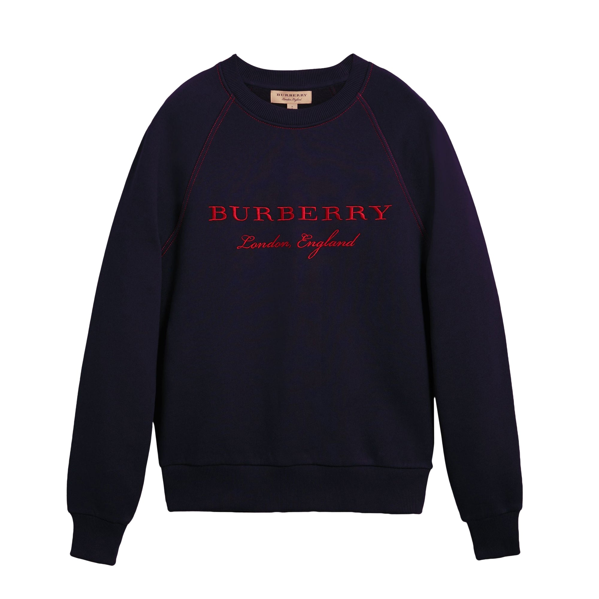 Sweat-shirt en jersey brodé - Navy