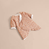 Combinaison en coton matelassée à imprimé floral - Light Copper