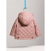 Veste matelassée avec capuche amovible - Pale Rose
