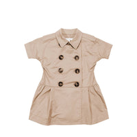Robe trench en coton extensible - Honey