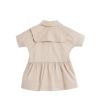 Robe trench en coton extensible - Honey