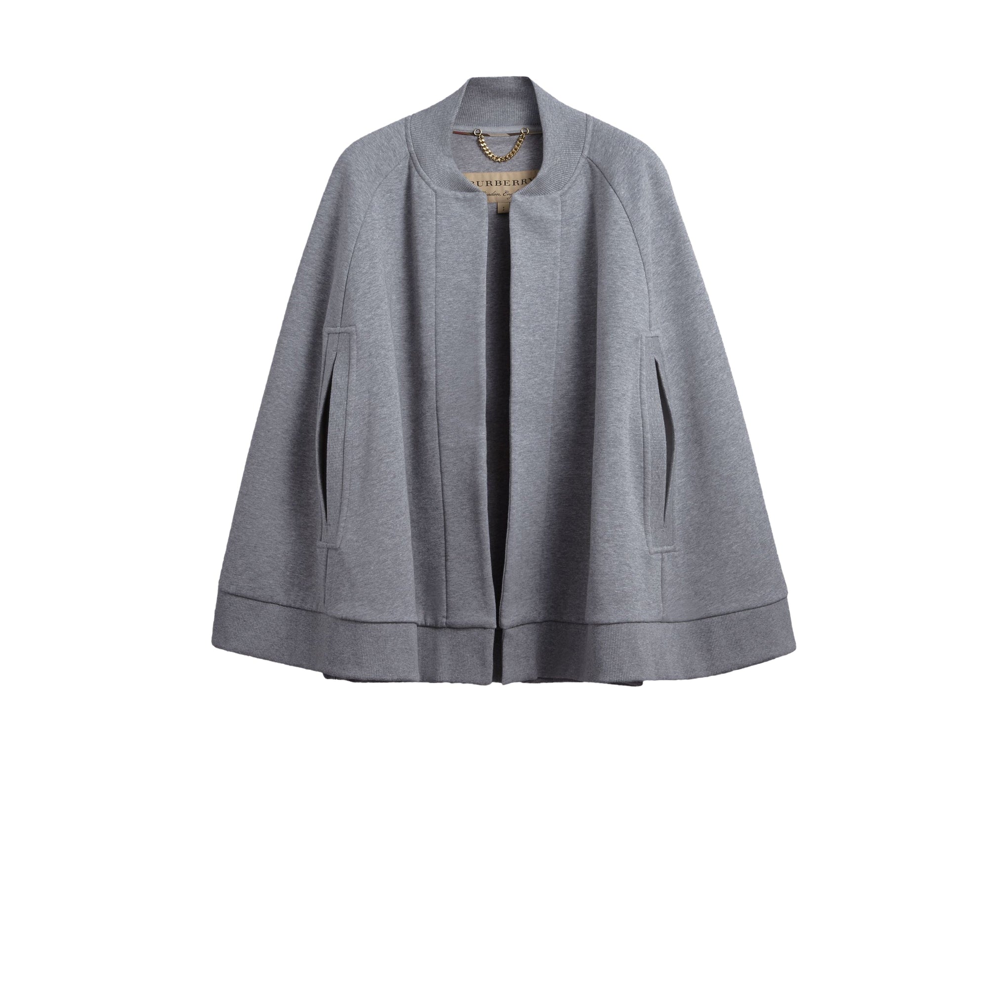Cape sweat-shirt avec appliqué Bestiaire - Pale Grey Melange