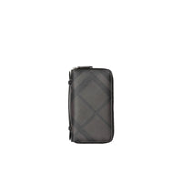 Portefeuille de voyage à motif London check - Charcoal & Black