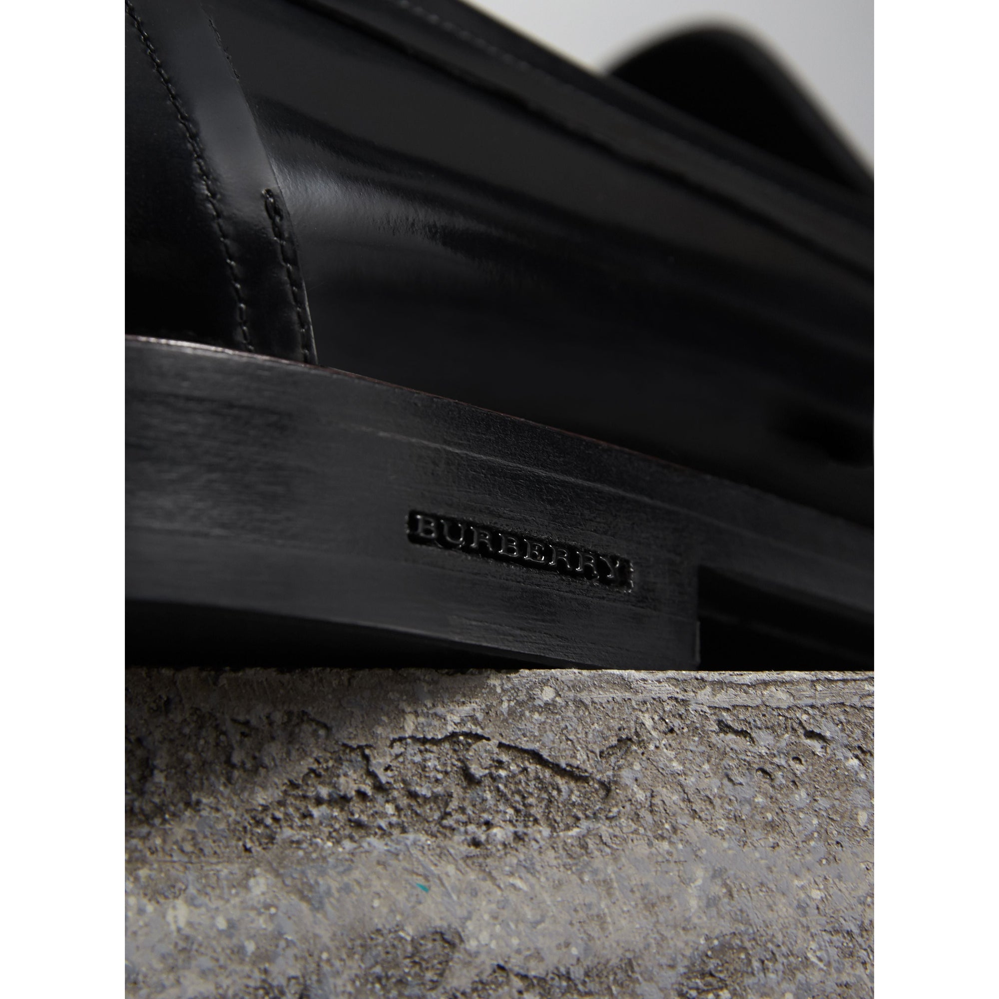 Mocassins Penny Loafers en cuir bicolore - Black