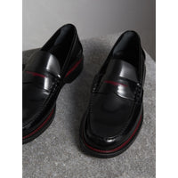 Mocassins Penny Loafers en cuir bicolore - Black