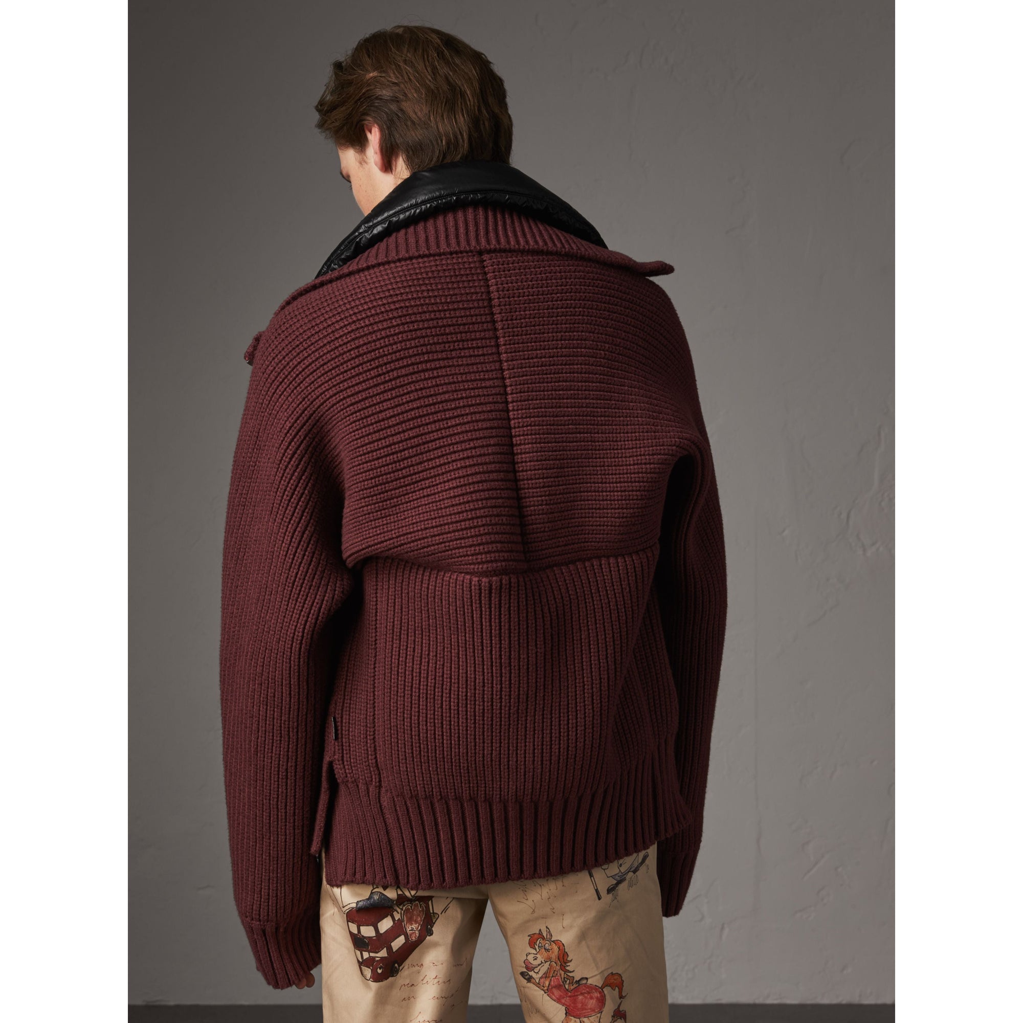 Veste avec doudoune sans manches amovible - Mahogany Red