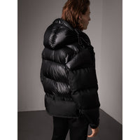 Doudoune oversize rembourrée à capuche - Black