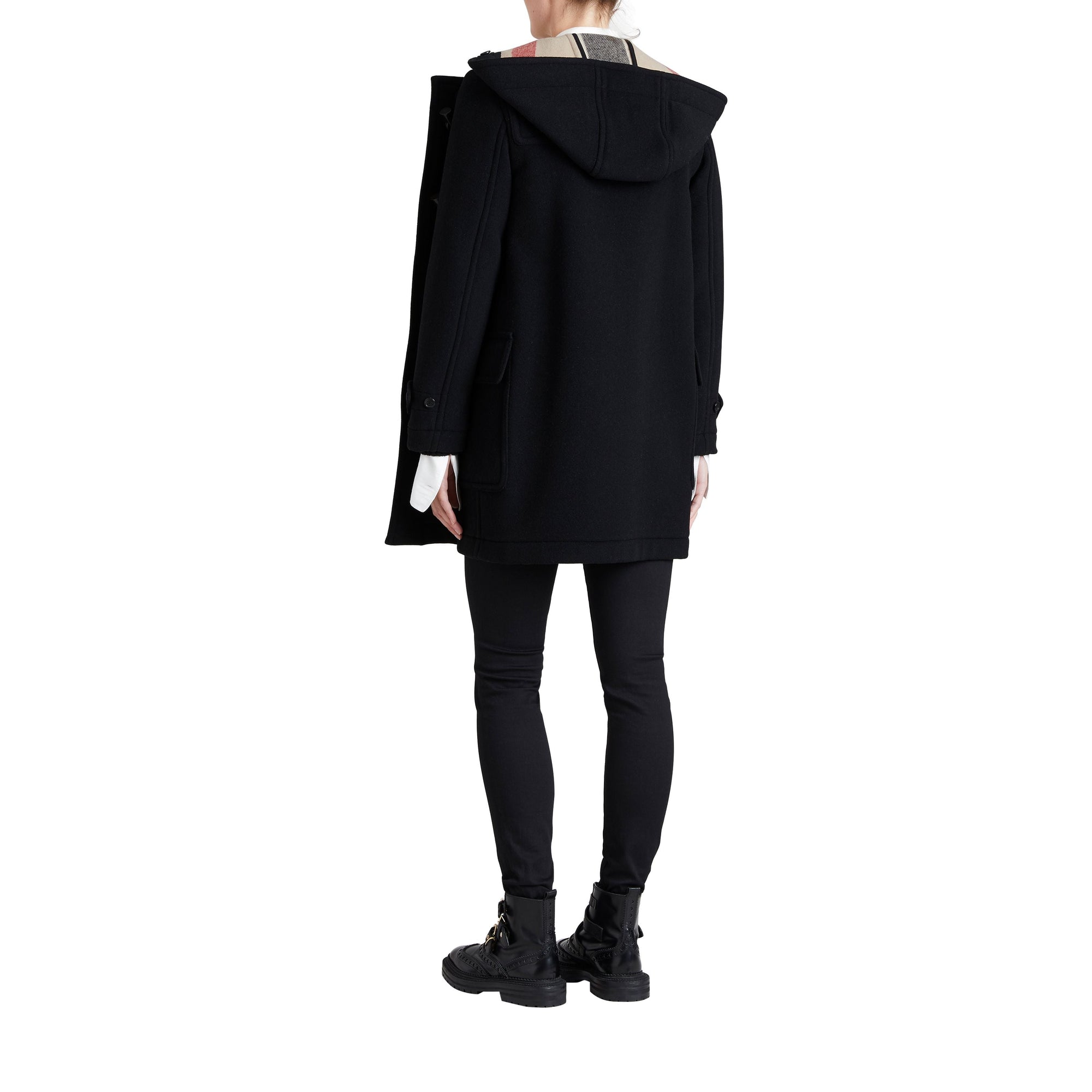 Duffle-coat The Mersey en laine - Black