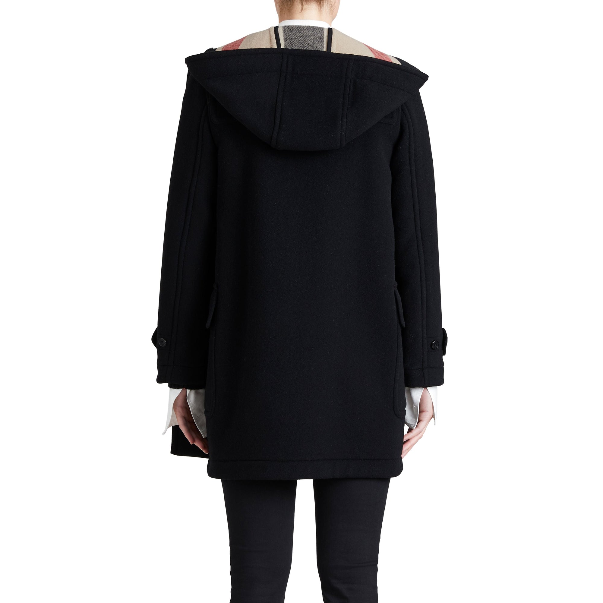 Duffle-coat The Mersey en laine - Black