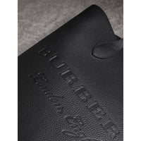 Sac tote en cuir estampé - Black