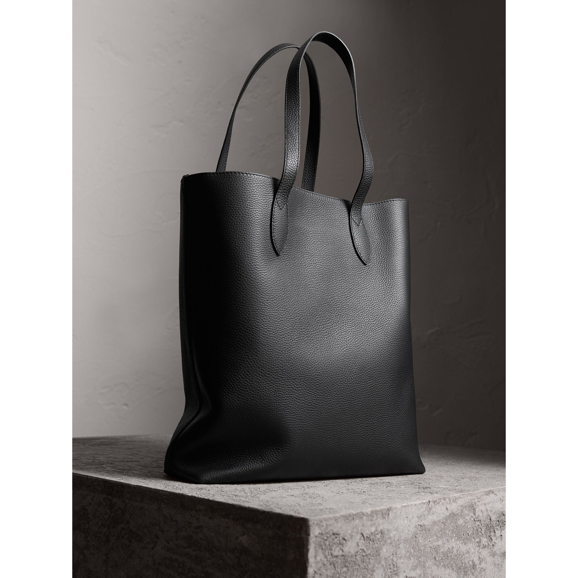 Sac tote en cuir estampé - Black