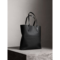 Sac tote en cuir estampé - Black