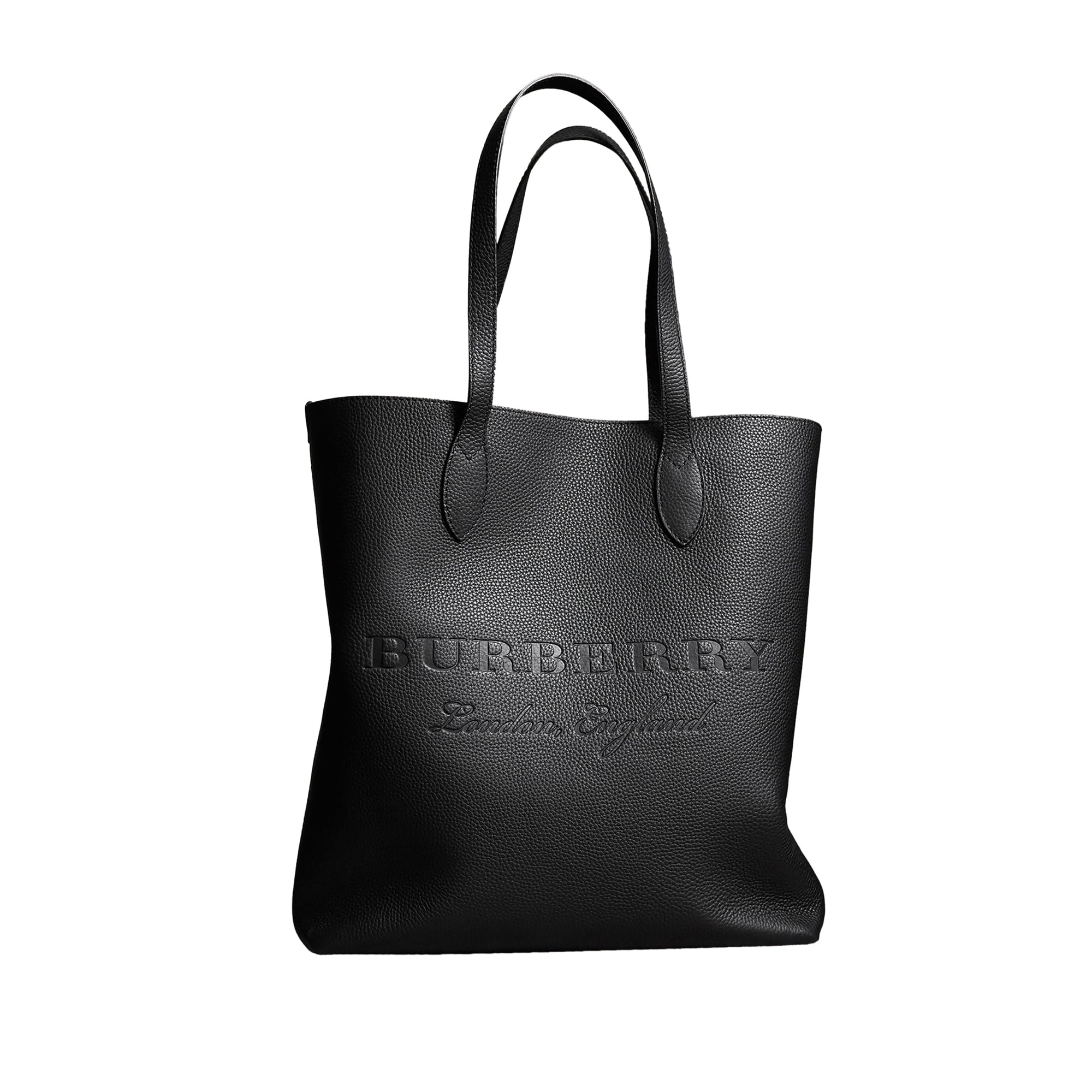 Sac tote en cuir estampé - Black