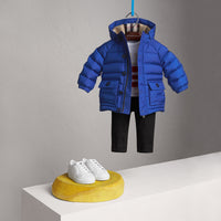 Doudoune courte imperméable à capuche - Brilliant Blue